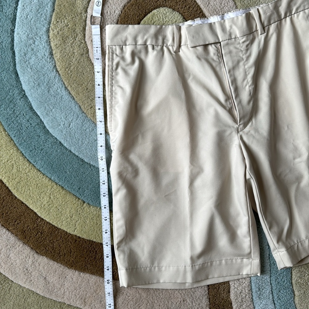 RLX tan performance shorts